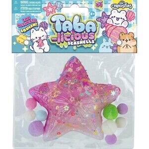 Taba-licious Seashells The Ultimate Squishy Toy Curiosities Fidget Toy Pink Star